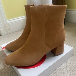 Blondo Alida Tan Suede Ankle Boots